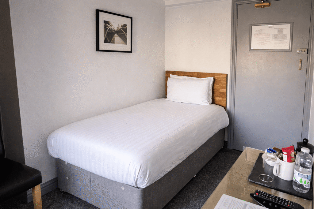 Single bedroom at Valley Hotel in Valley near Holyhead, Anglesey