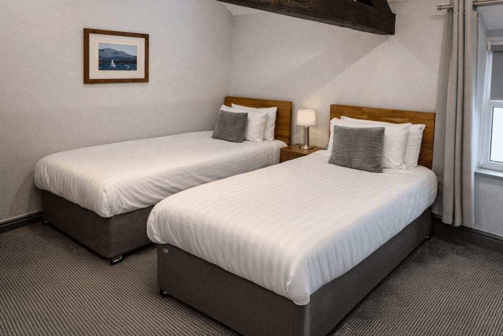 Twin room at Valley Hotel in Valley near Holyhead, Anglesey