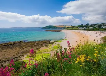 Information card describing easy access from Valley to Trearddur Bay, South Stack and other Anglesey coastal attractions.
